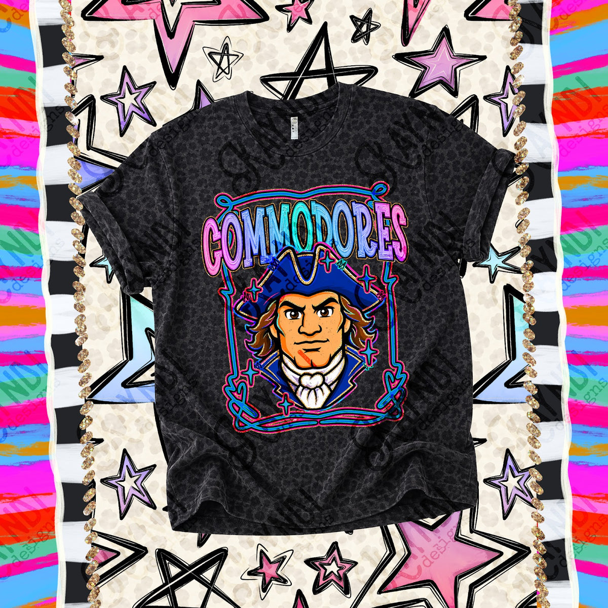 Retro Pop Commodores Top