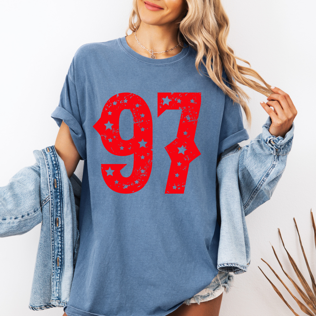 Custom Grunge Stars Top — design example 4