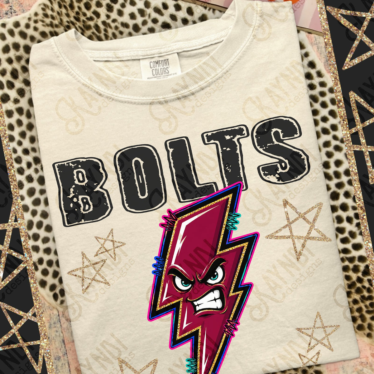 Grunge Varsity Bolts 6 Top