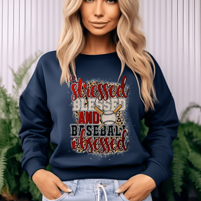 Stressed Blessed and Baseball Obsessed Top