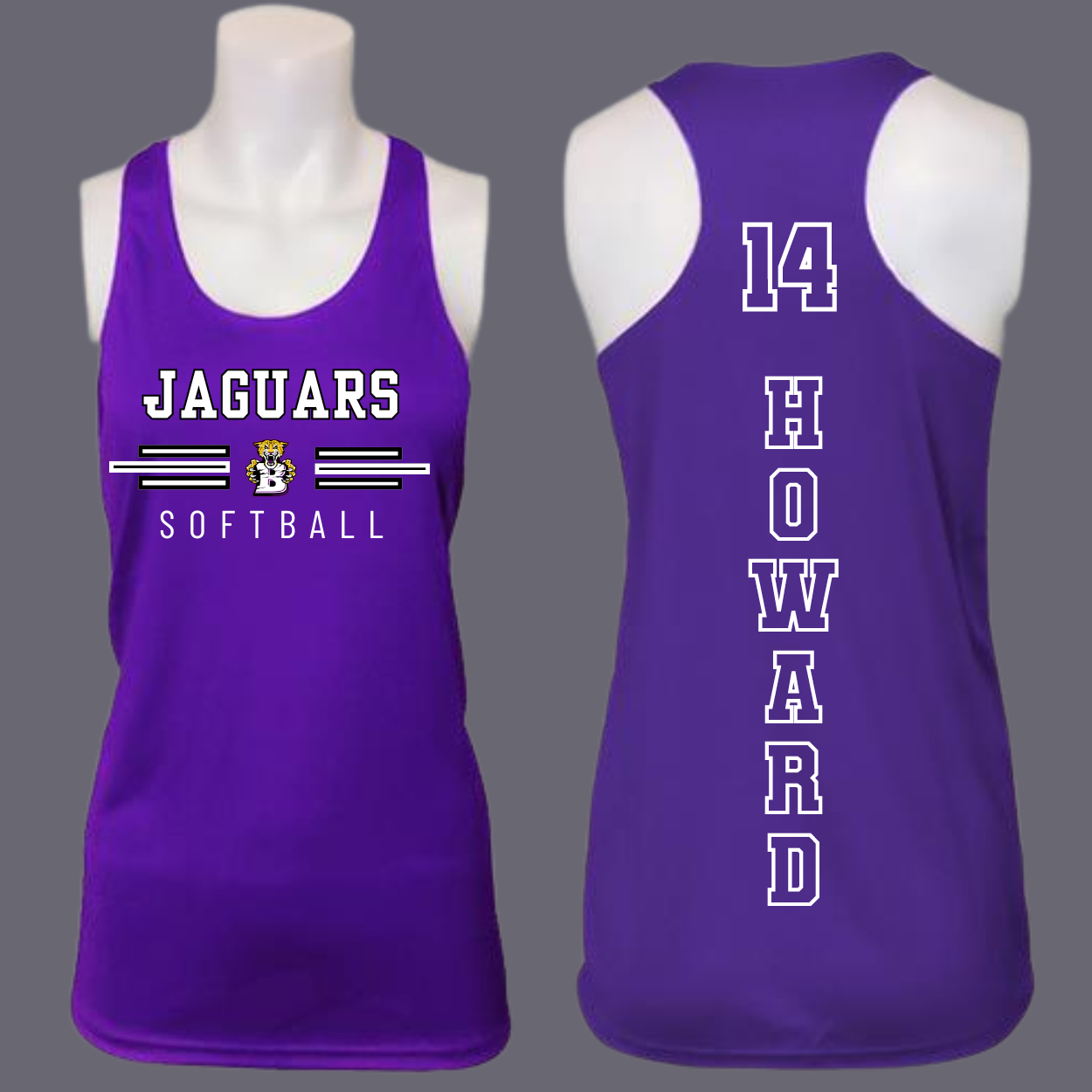 BMS- Design A- Tank Top- PURPLE