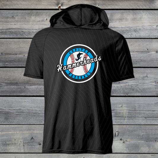 Jupiter Hammerheads Dri-Fit w/ Hood- Short & Long Sleeve- Design-C-BLACK