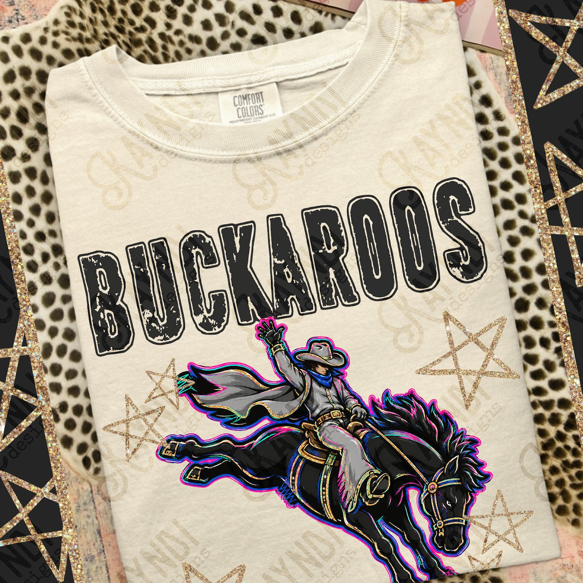 Grunge Varsity Buckaroos 4 Top