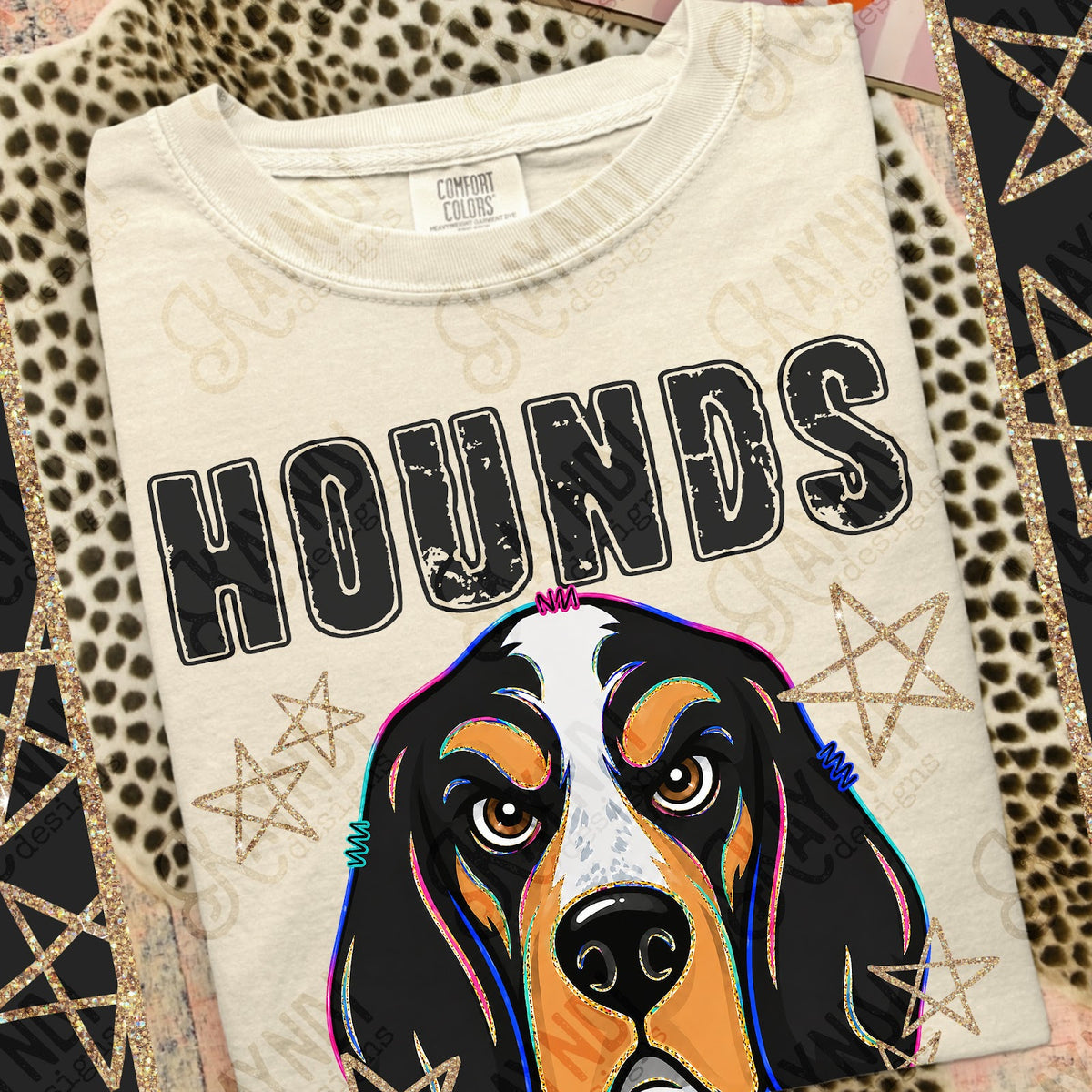 Grunge Varsity Hounds 2 Top