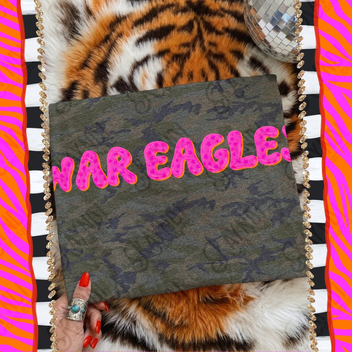 Bubble Stars War Eagles Top