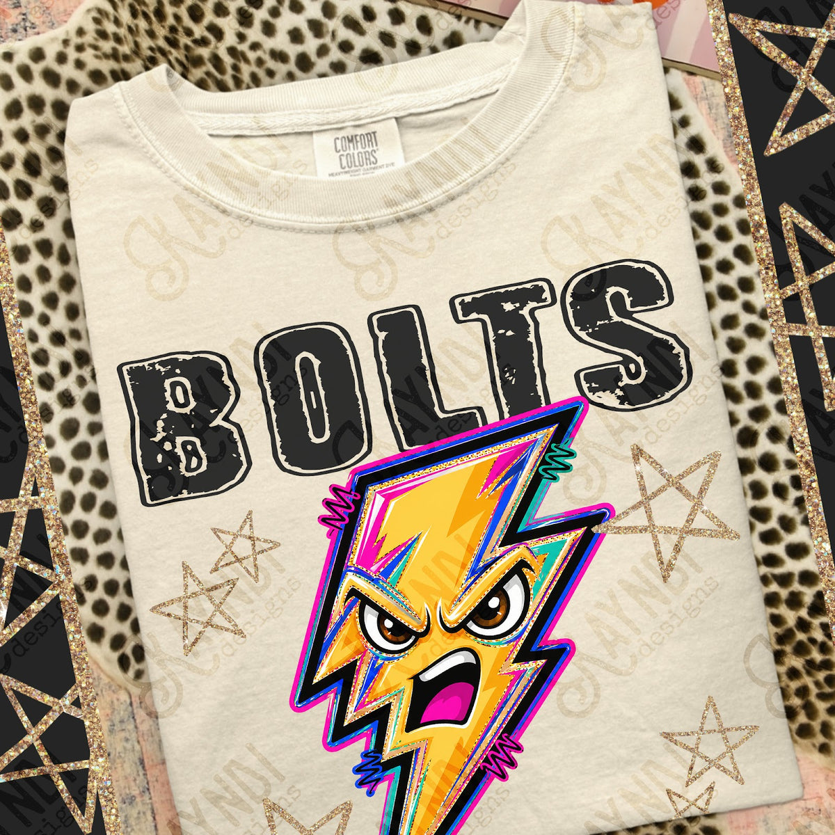 Grunge Varsity Bolts 5 Top