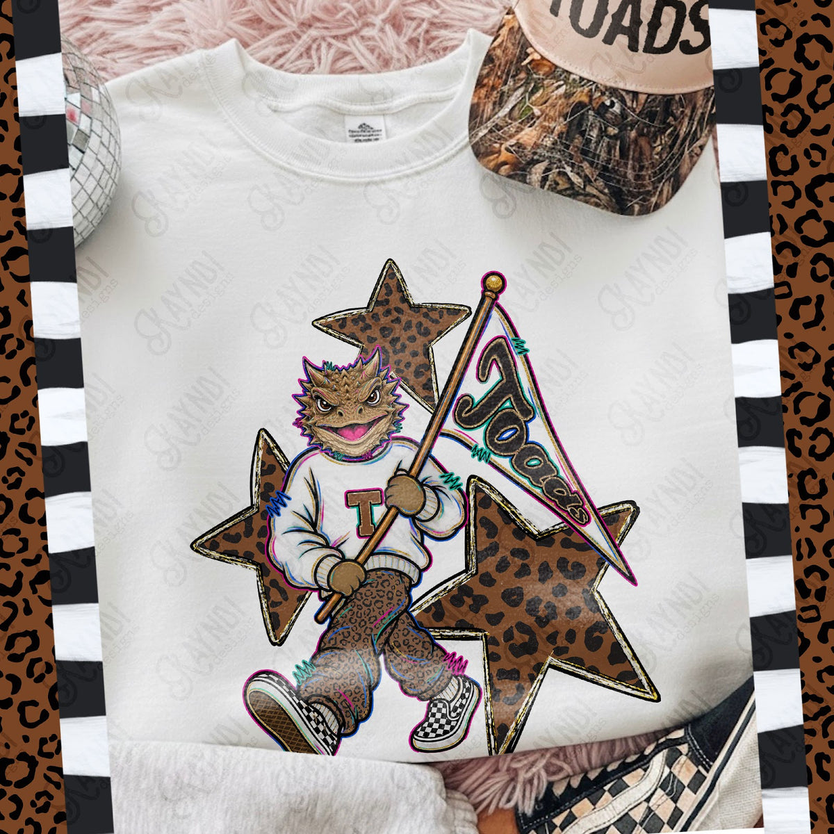 Leopard Sweats Toads 2 Top