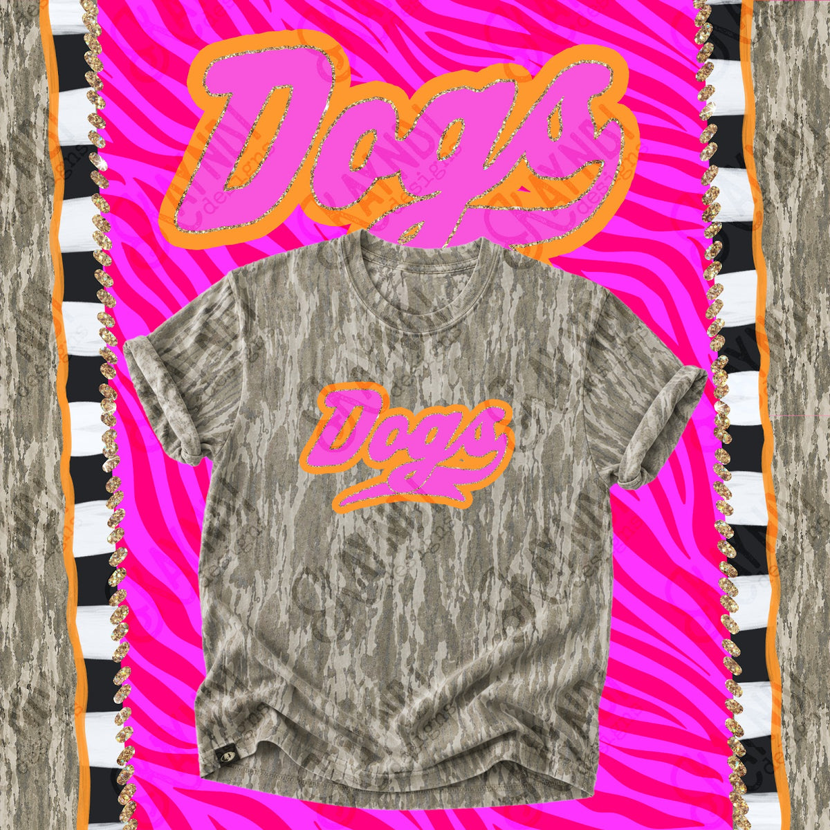 Prism Script Dogs Top