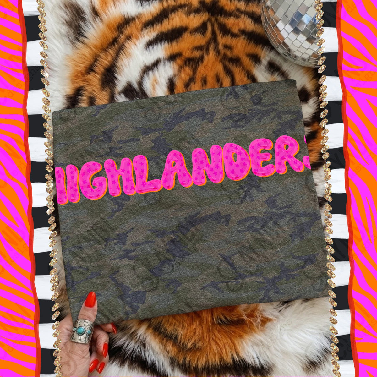Bubble Stars Highlanders Top