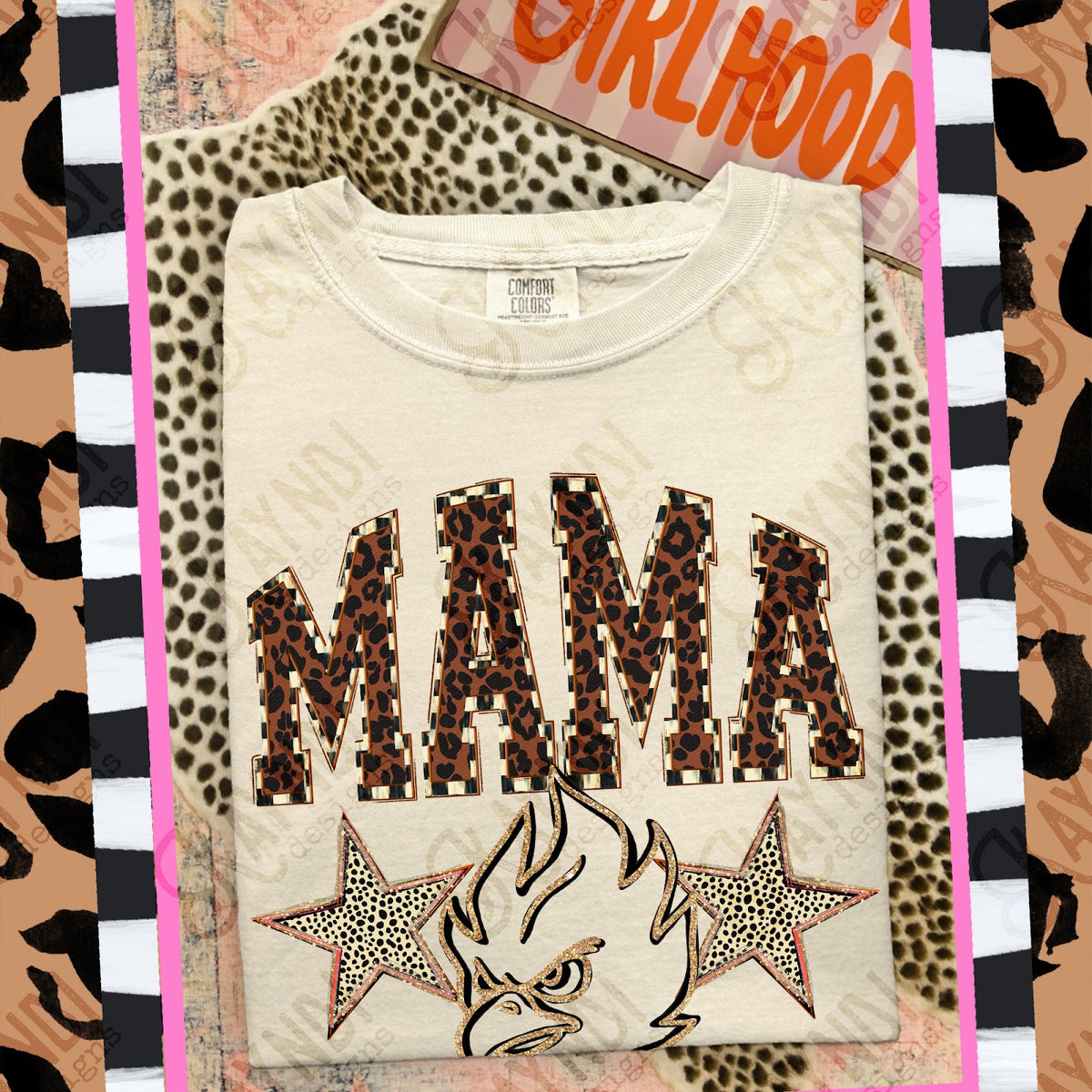 MAMA Phoenixes Top design mockup