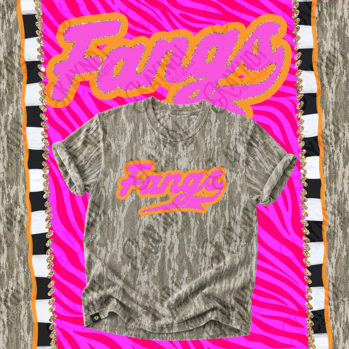 Prism Script Fangs Top