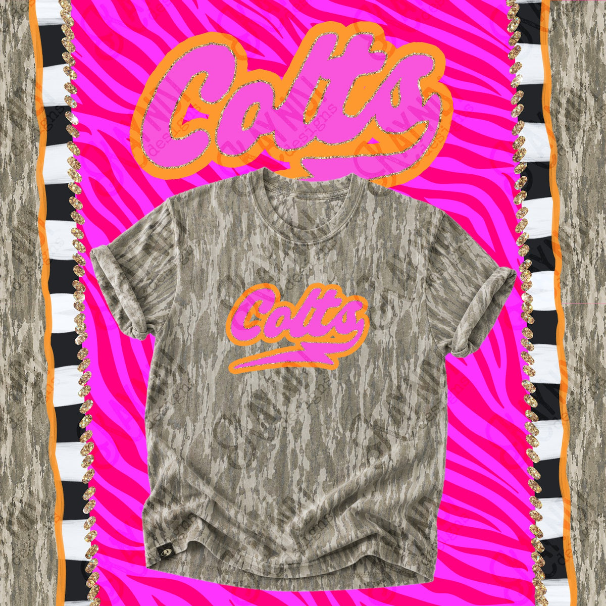 Prism Script Colts Top