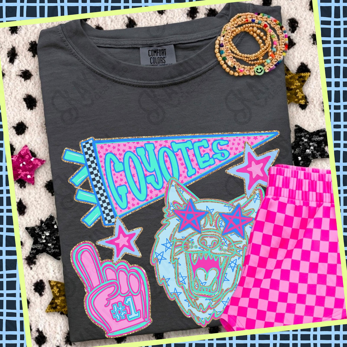 Doodle Star Mascots Coyotes Top