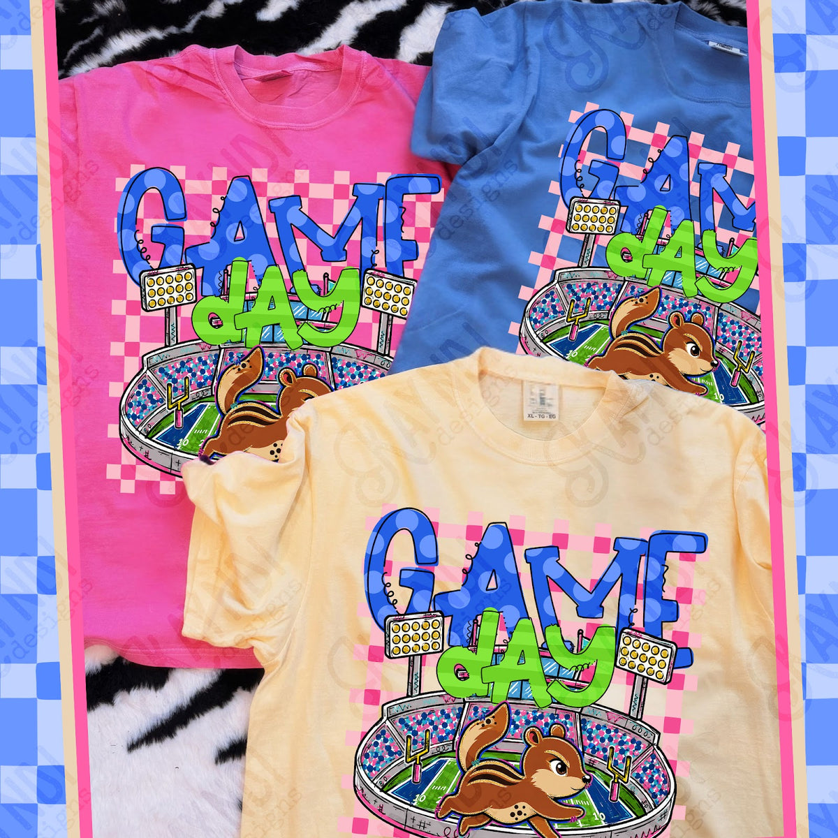 Game Day Stadium Chipmunks Top