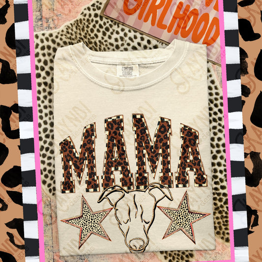 MAMA Whippets Top design mockup
