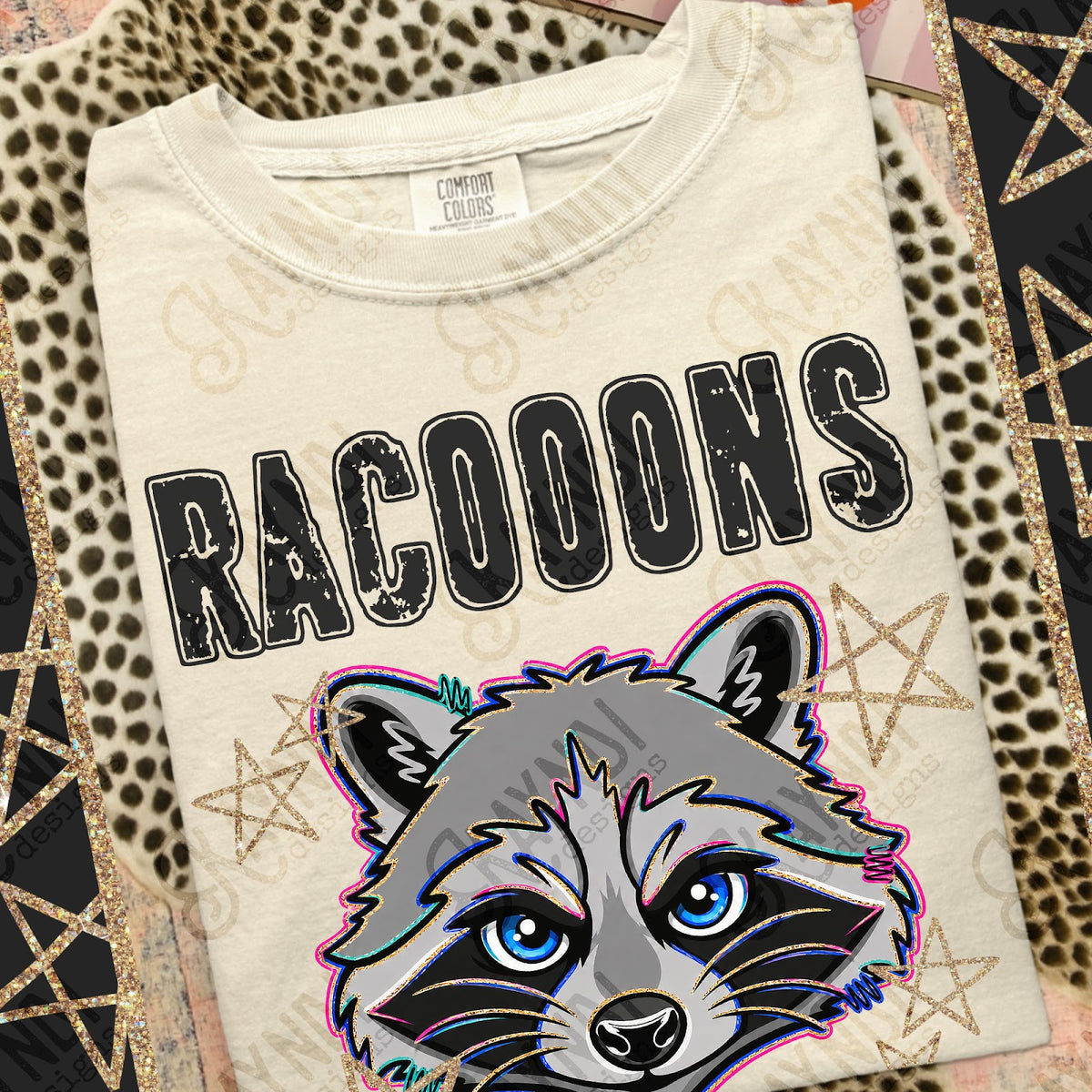Grunge Varsity Racooons Top