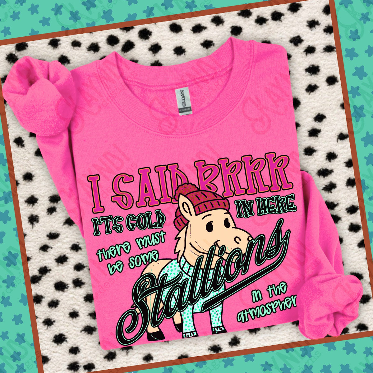 Brrr Its Cold in Here Stallions Top