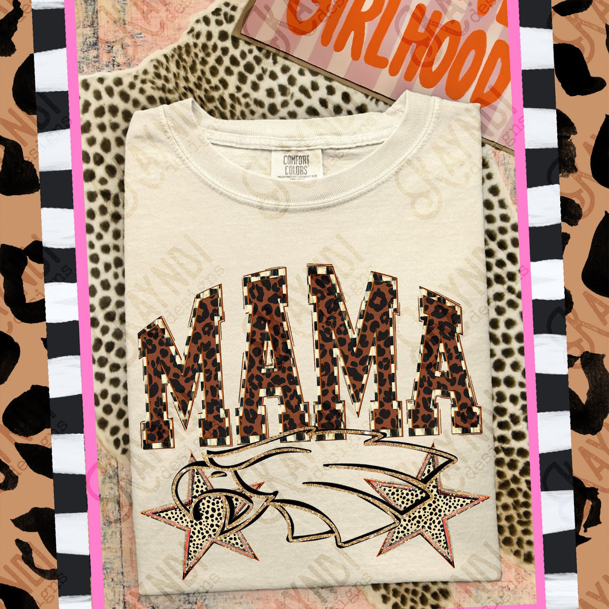 MAMA Falcons 2 Top design mockup