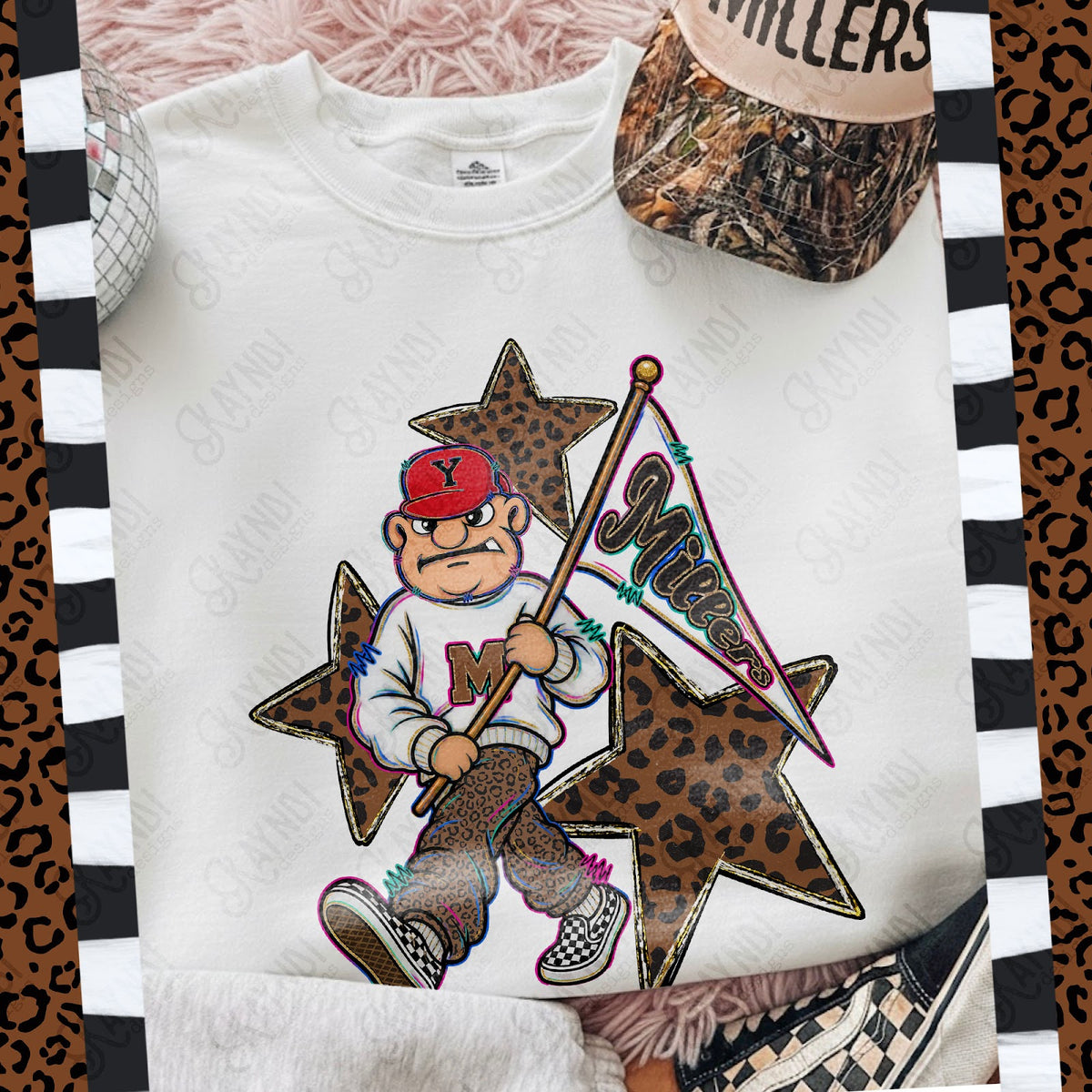 Leopard Sweats Millers Top