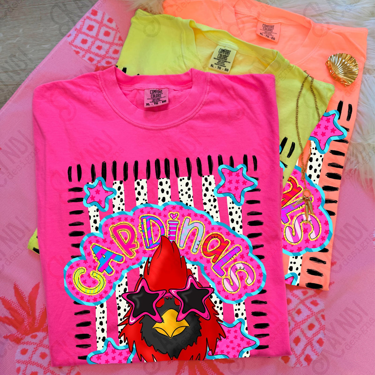Doodle Star Sunglasses cardinal Top