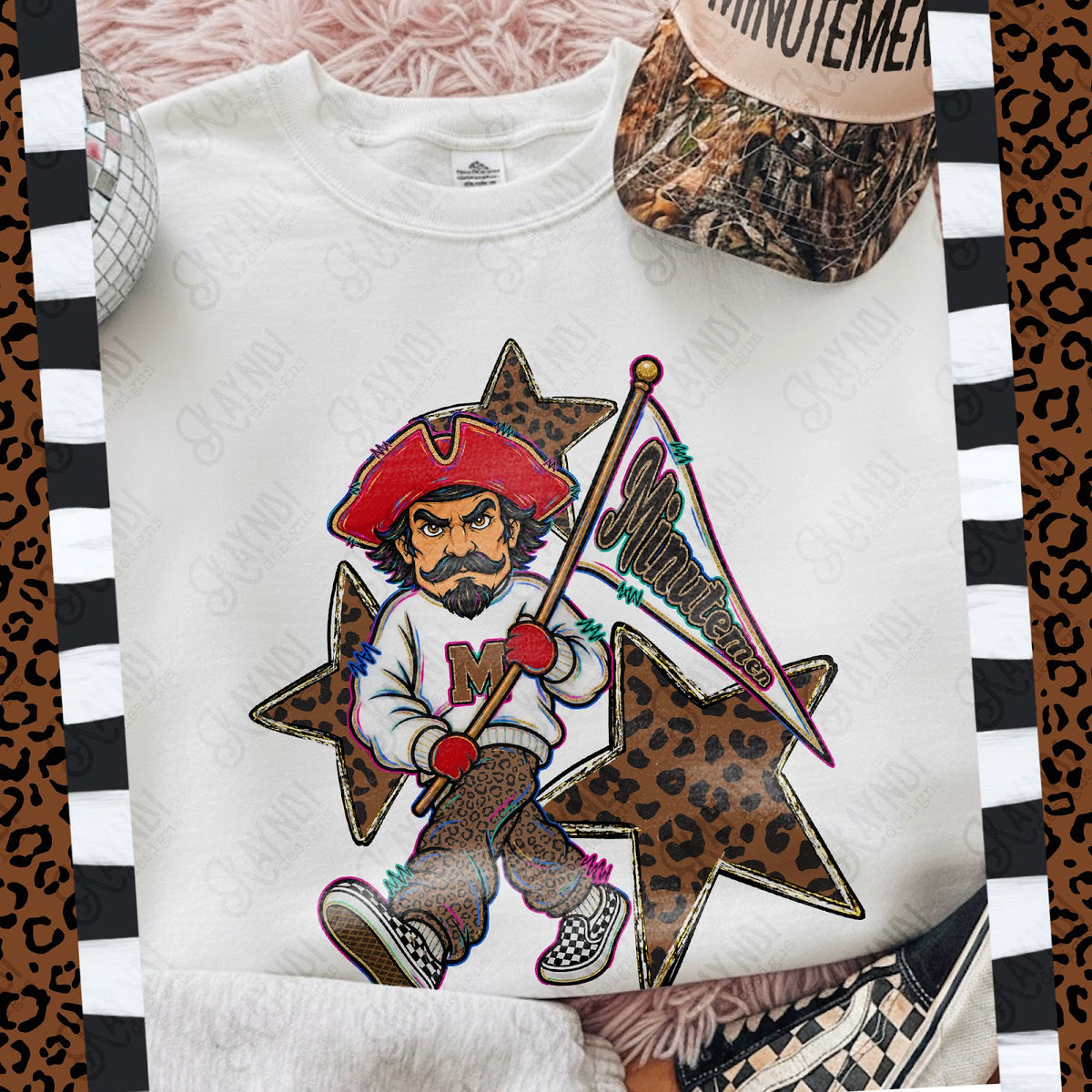 Leopard Sweats Minutemen Top