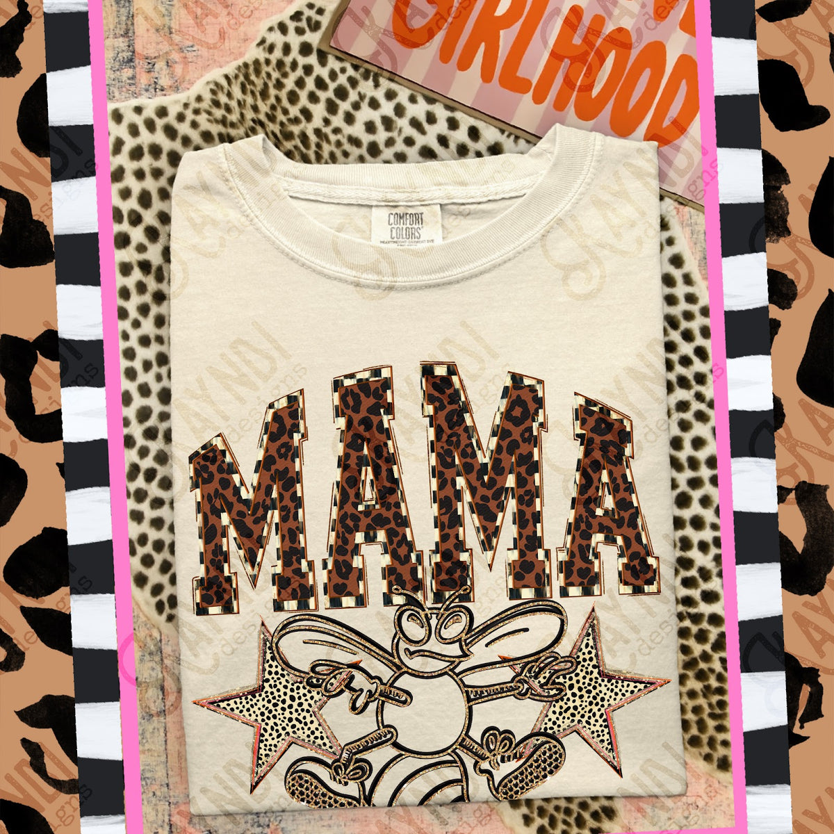 MAMA Hornets 2 Top design mockup