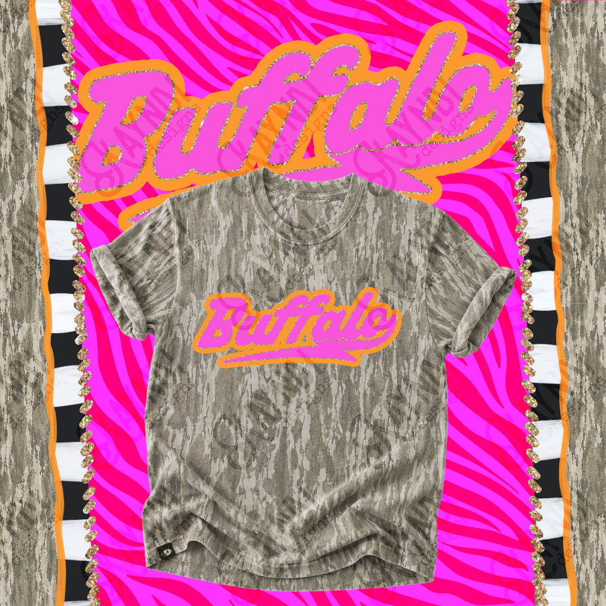Prism Script Buffalo Top