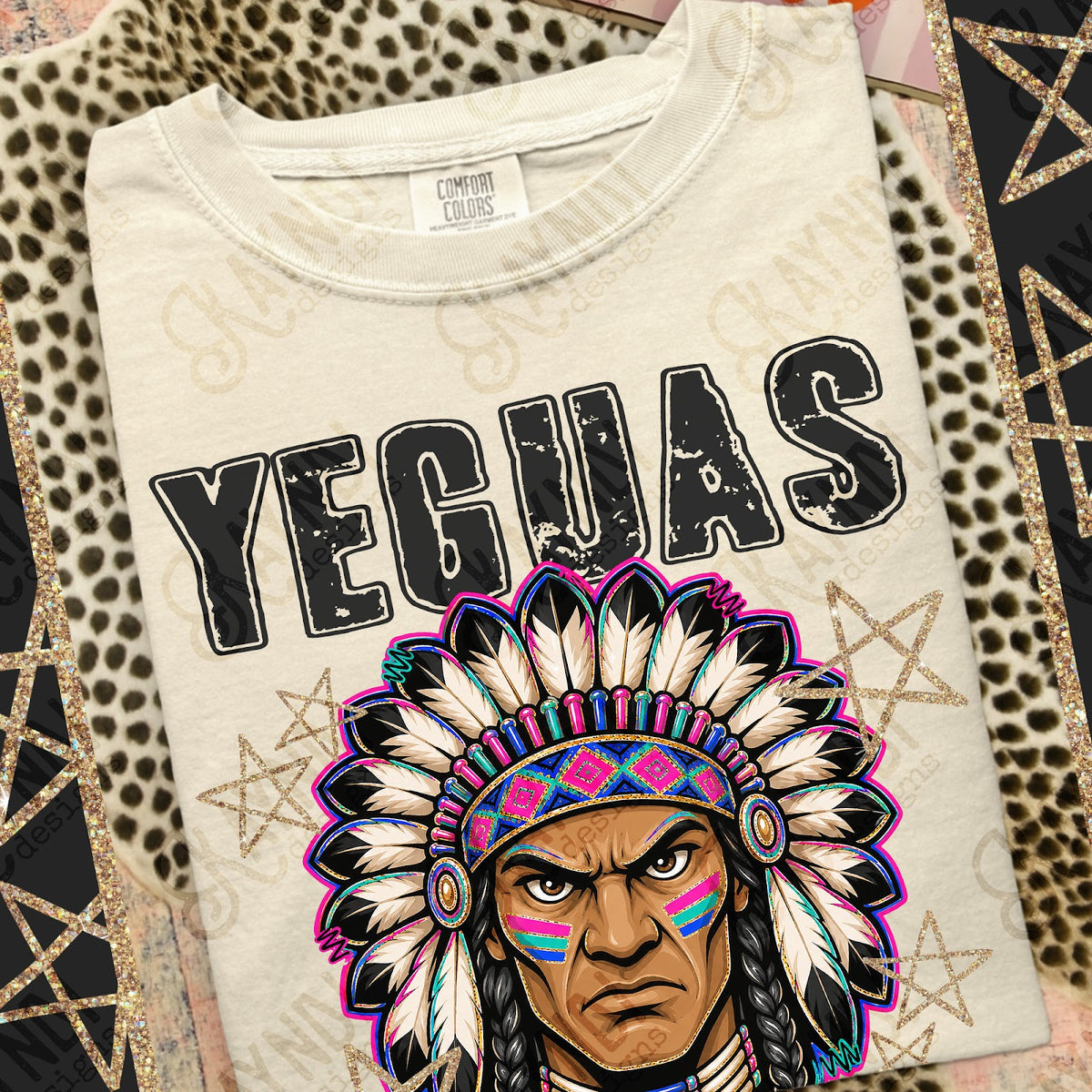Grunge Varsity Yeguas Top