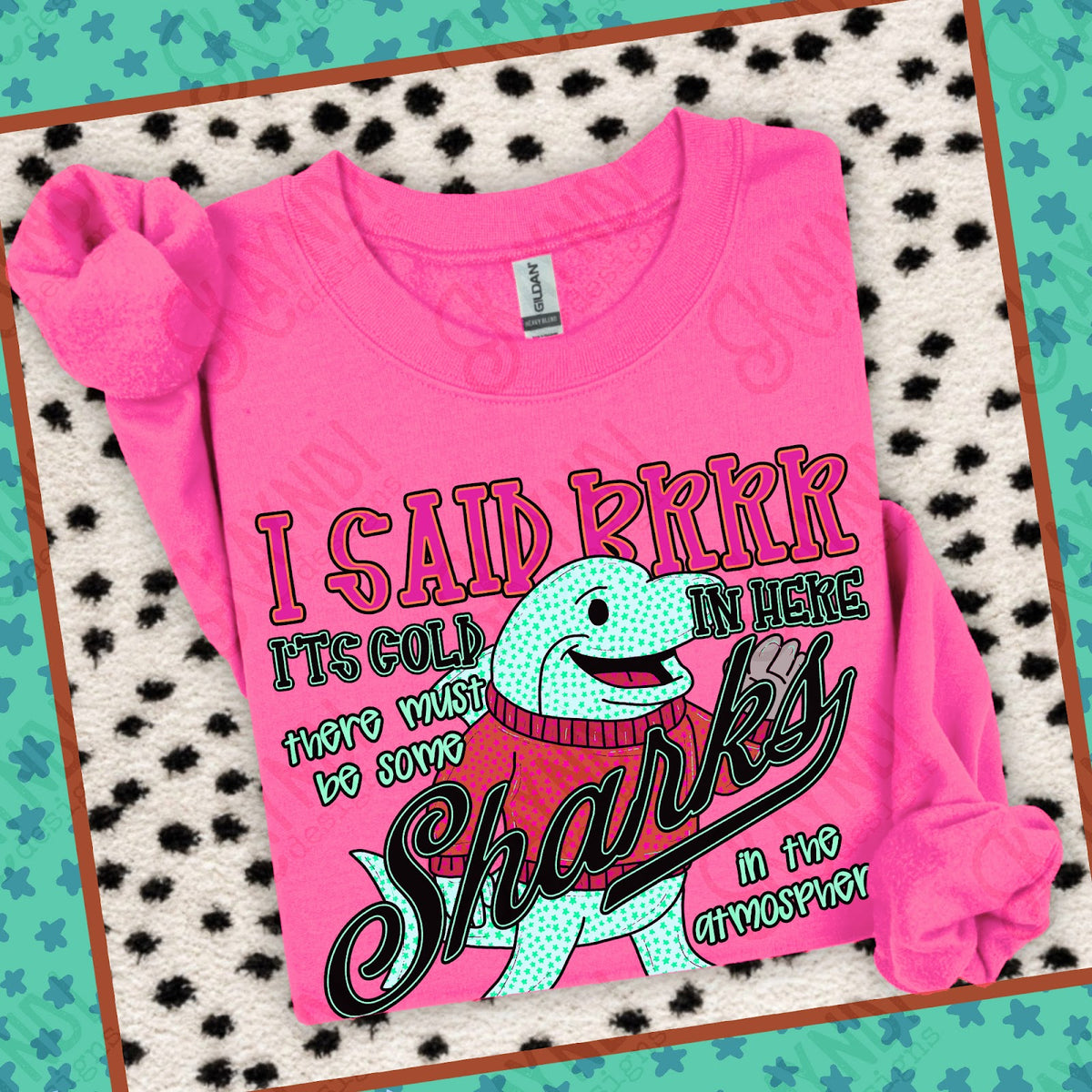 Brrr Its Cold in Here Shark Top