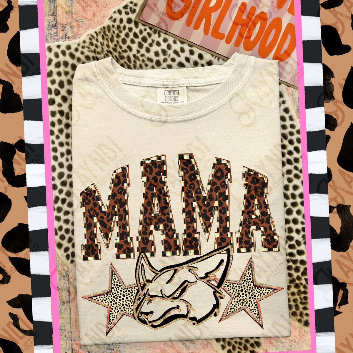 MAMA Predators Top design mockup