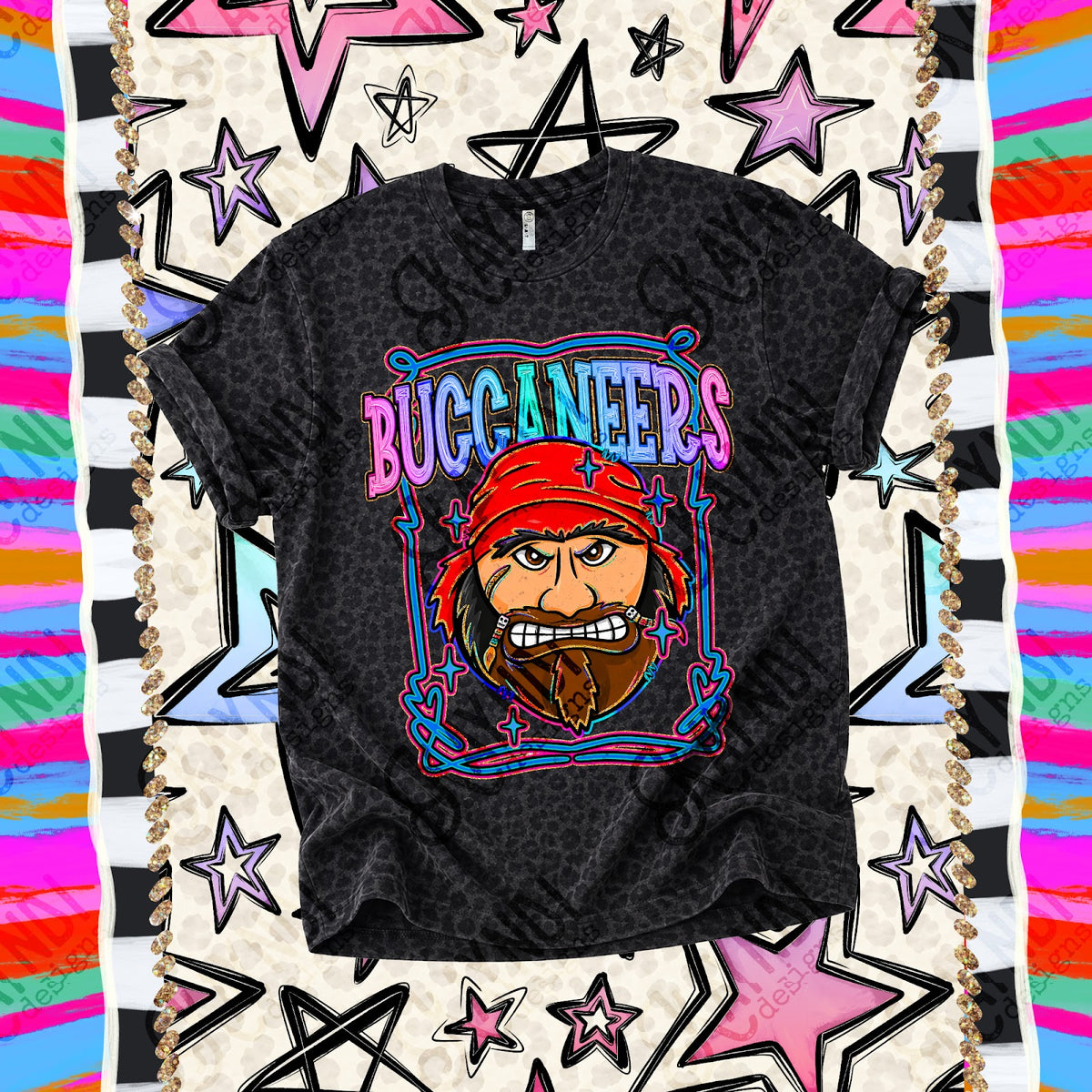 Retro Pop Buccaneers Top