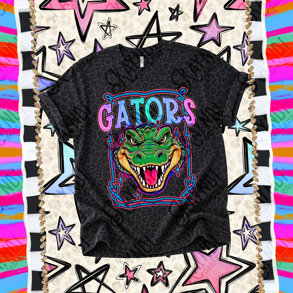 Retro Pop Gators Top