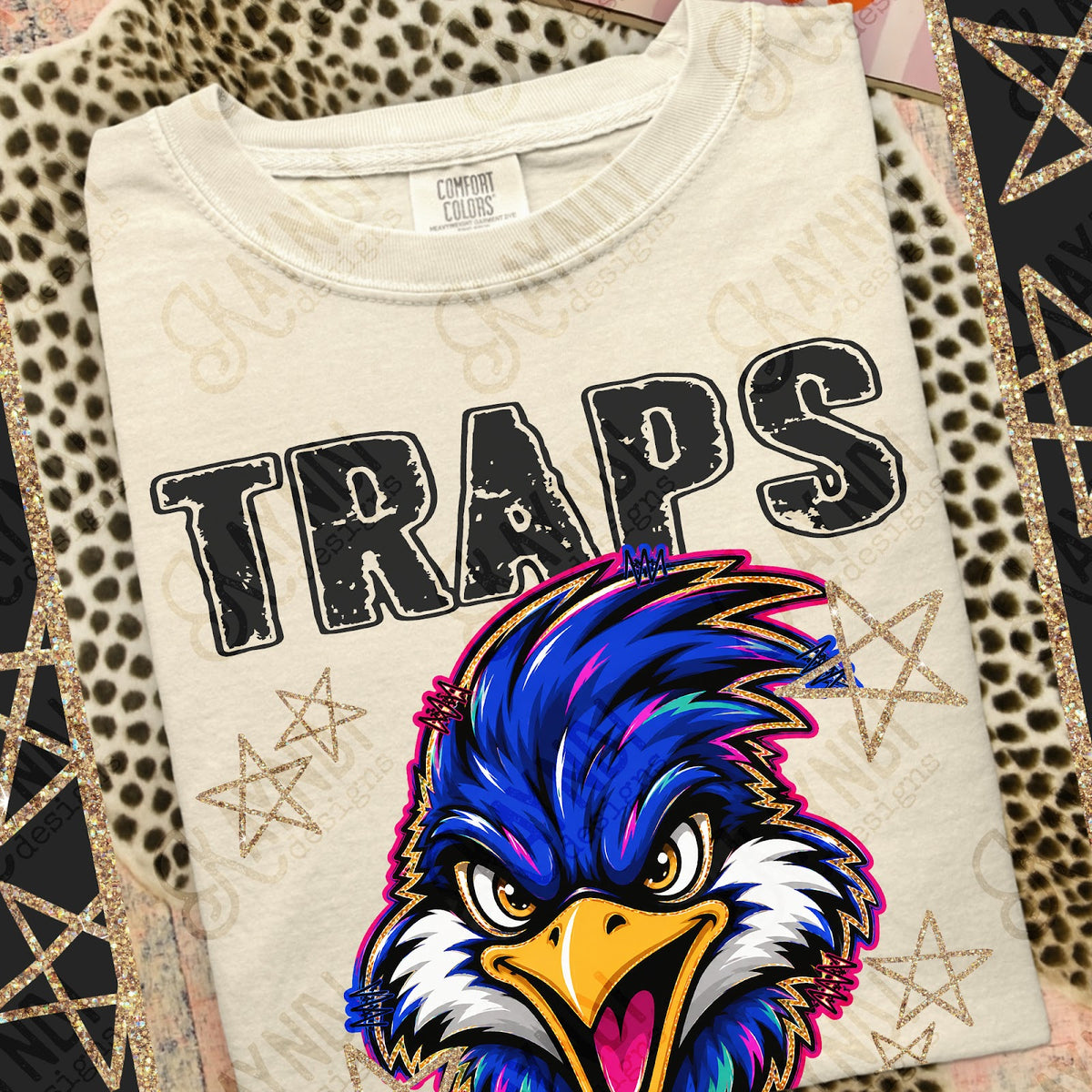 Grunge Varsity Traps Top
