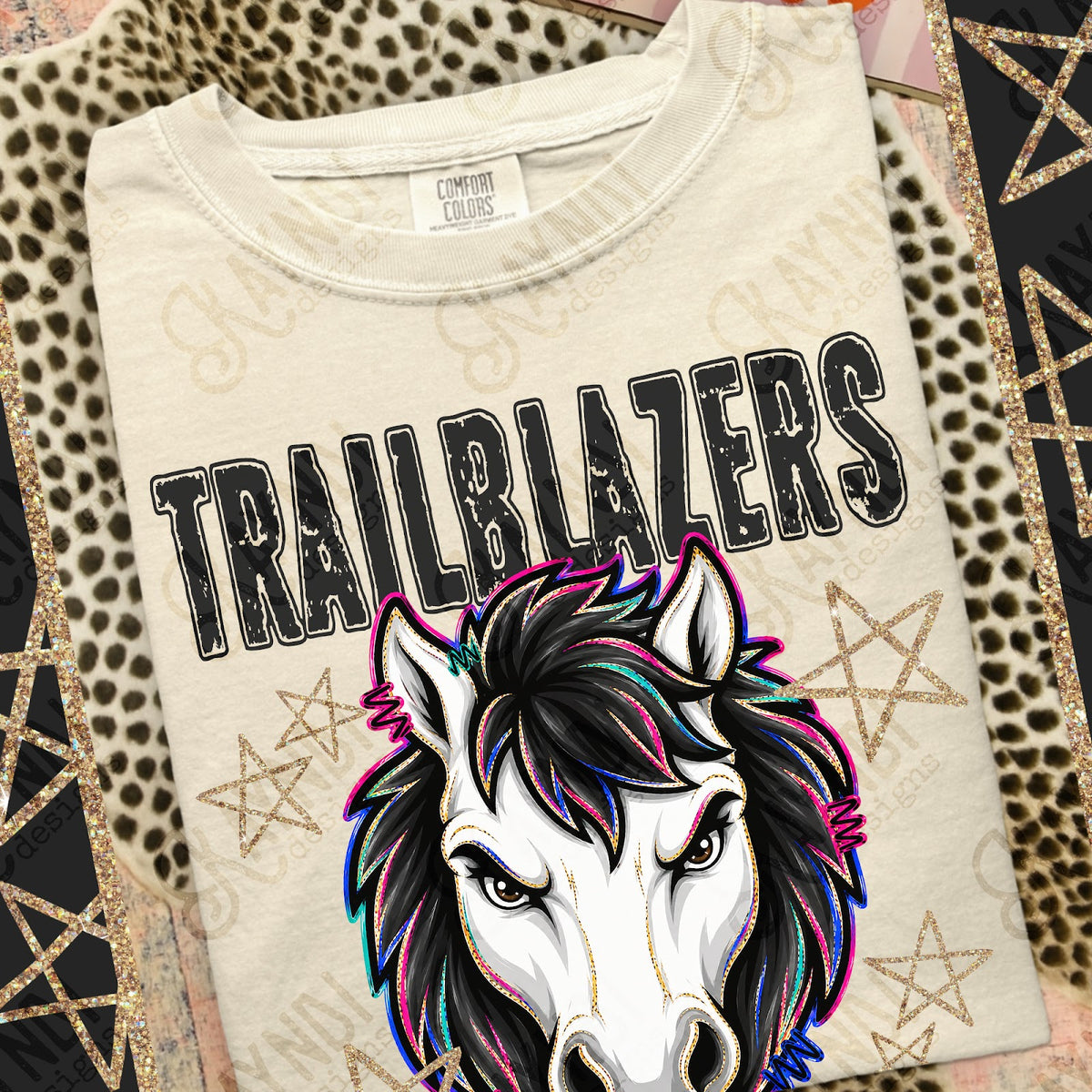 Grunge Varsity Trailblazers Top
