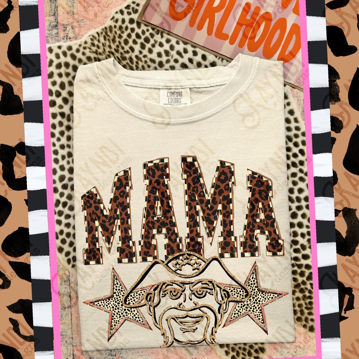 MAMA Patriots 2 Top design mockup