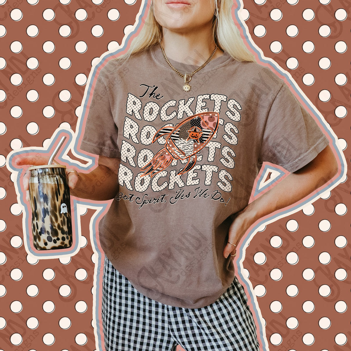 Patchwork Pumpkin Spirit Rockets 2 Top