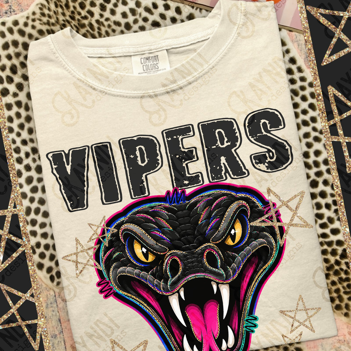 Grunge Varsity Vipers 2 Top
