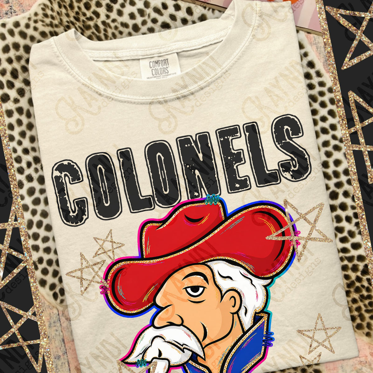 Grunge Varsity Colonels Top