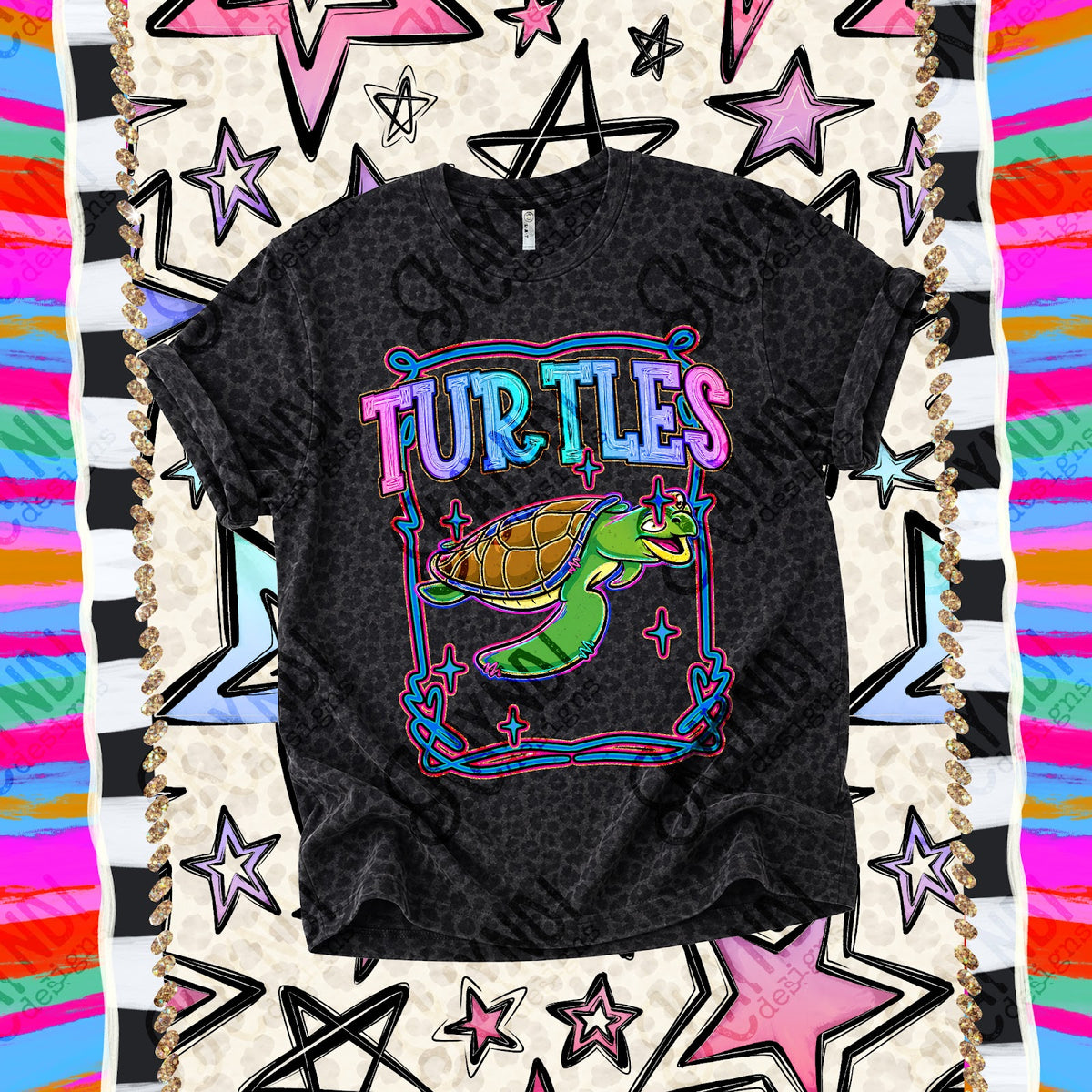 Retro Pop Turtles Top