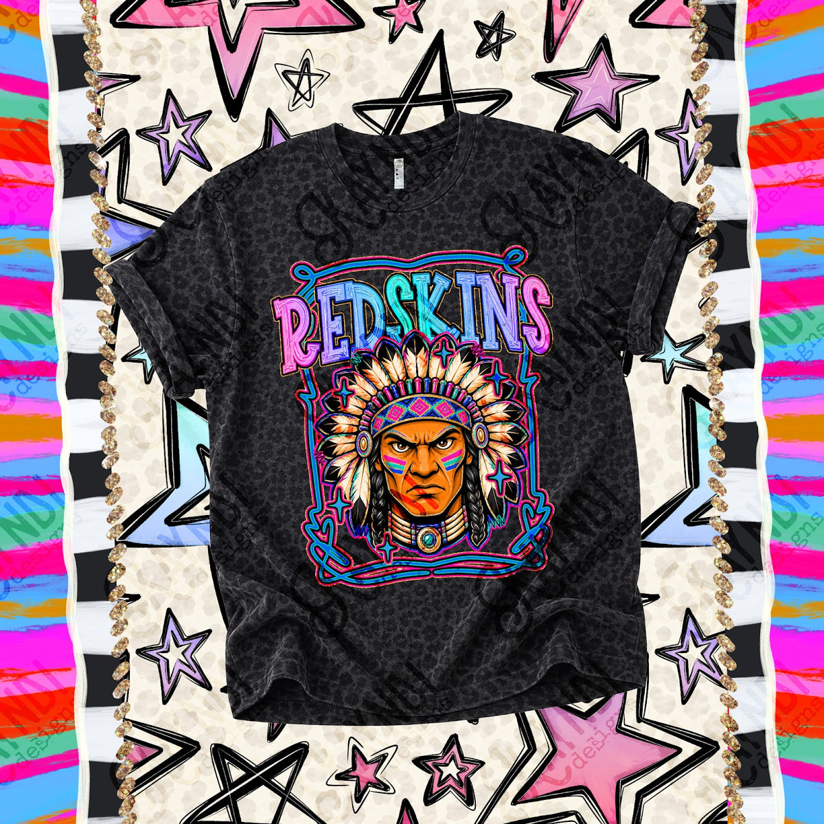 Retro Pop Redskins 3 Top
