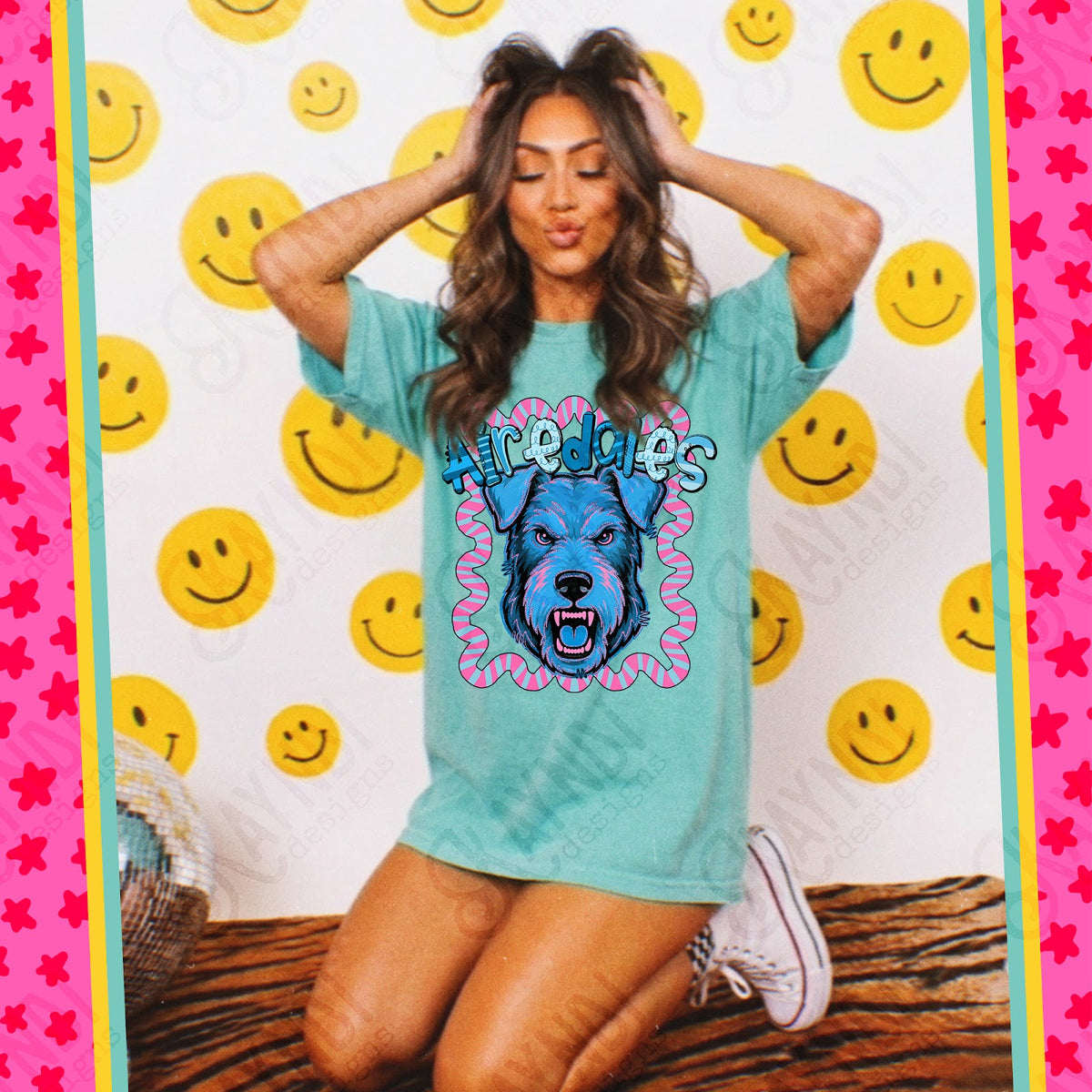 Whimsy Airedales Top