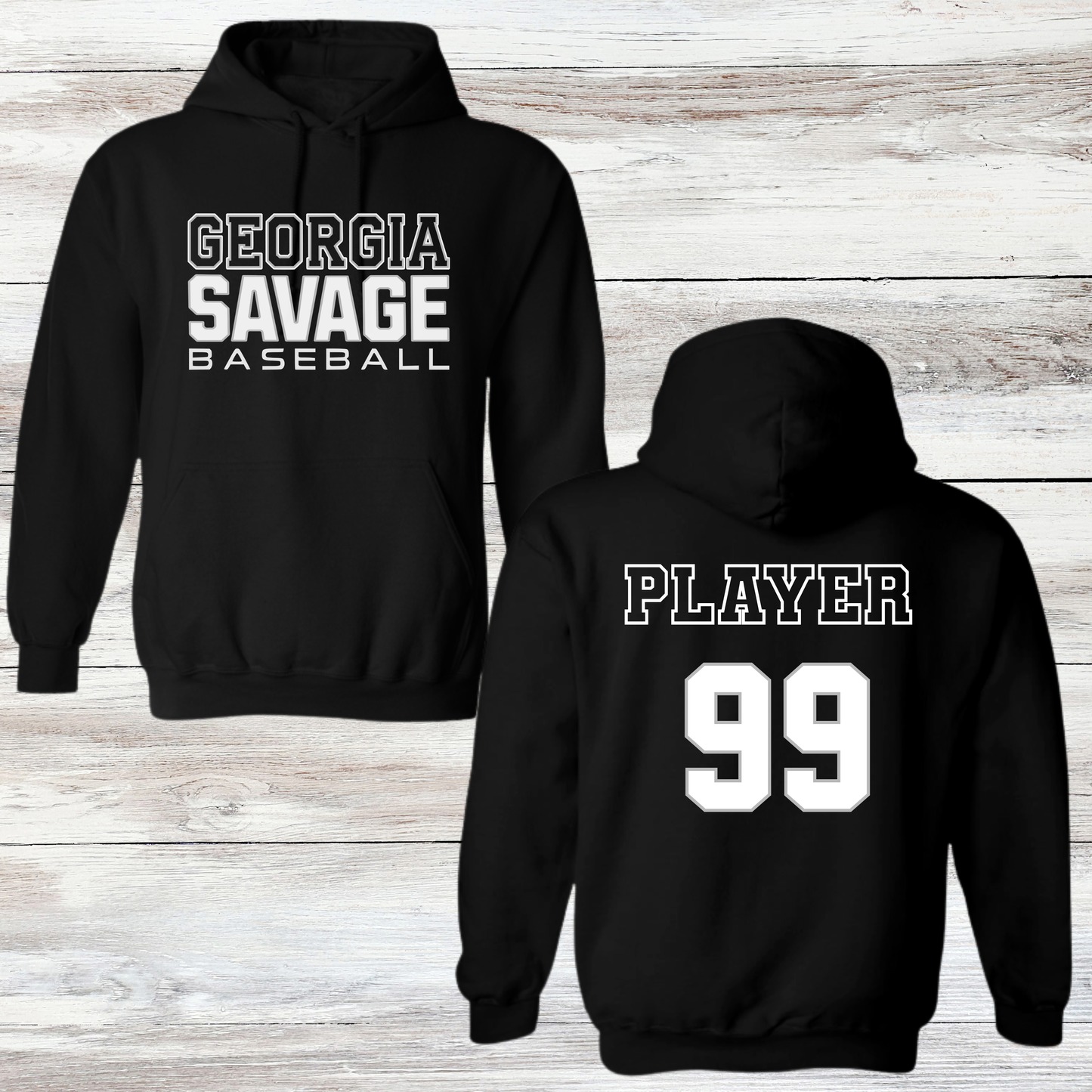 Georgia Savage Baseball Design 1