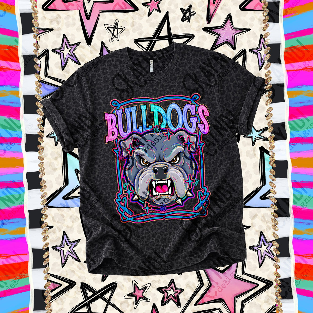 Retro Pop Bulldogs 3 Top