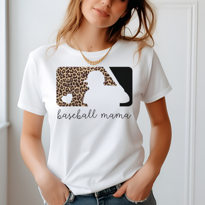 Baseball Mama Leopard MLB Top