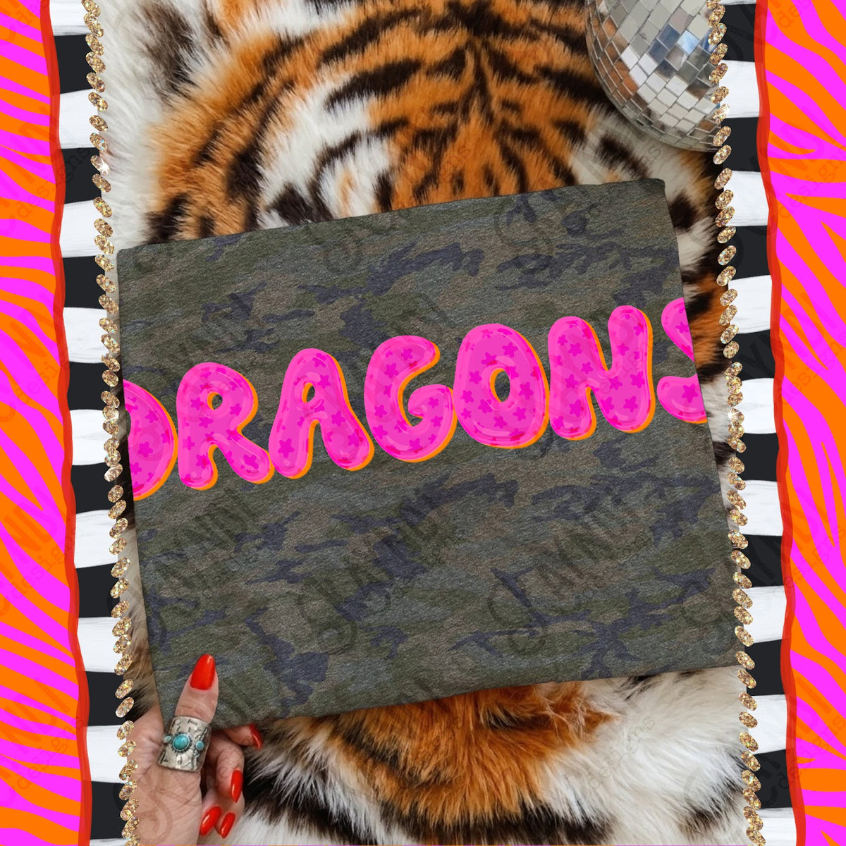 Bubble Stars Dragons Top