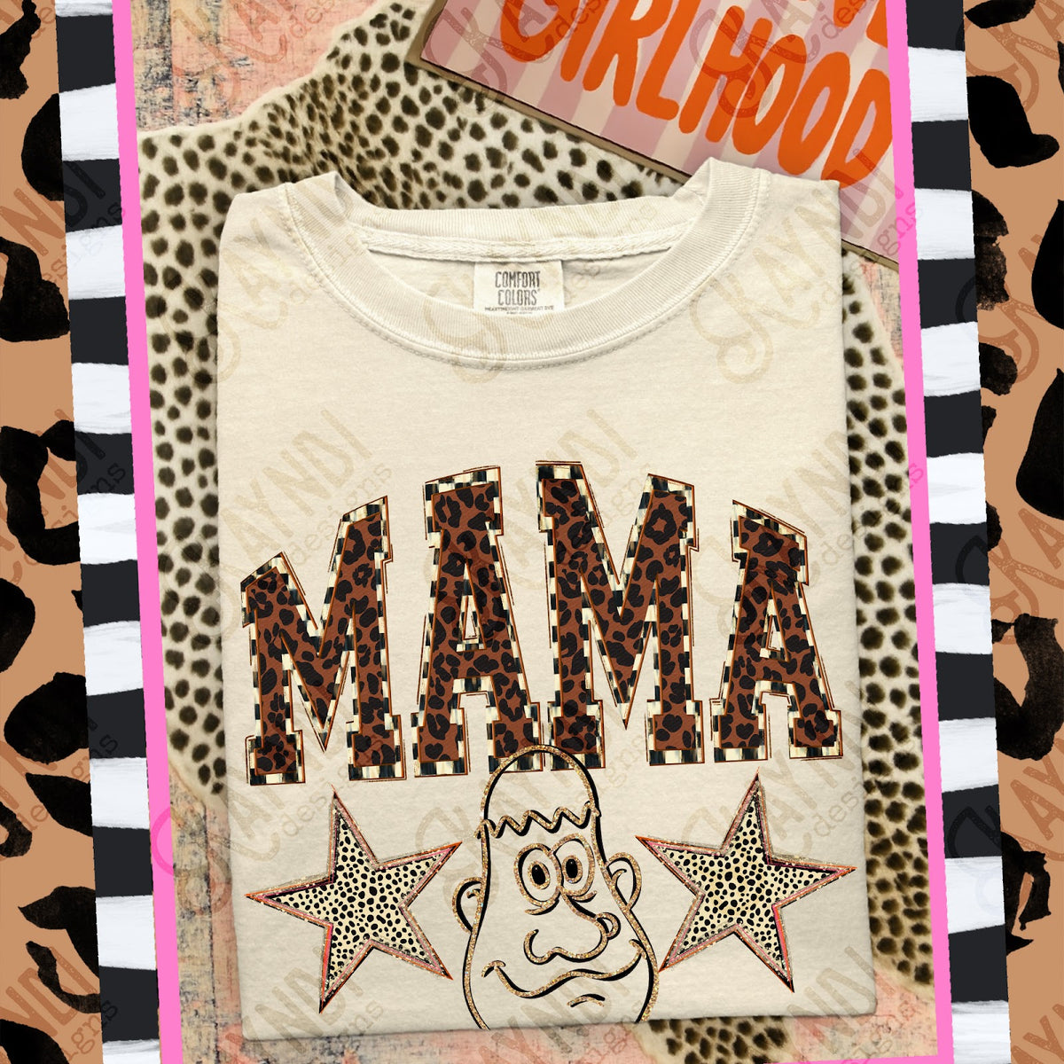 MAMA Padres Top design mockup