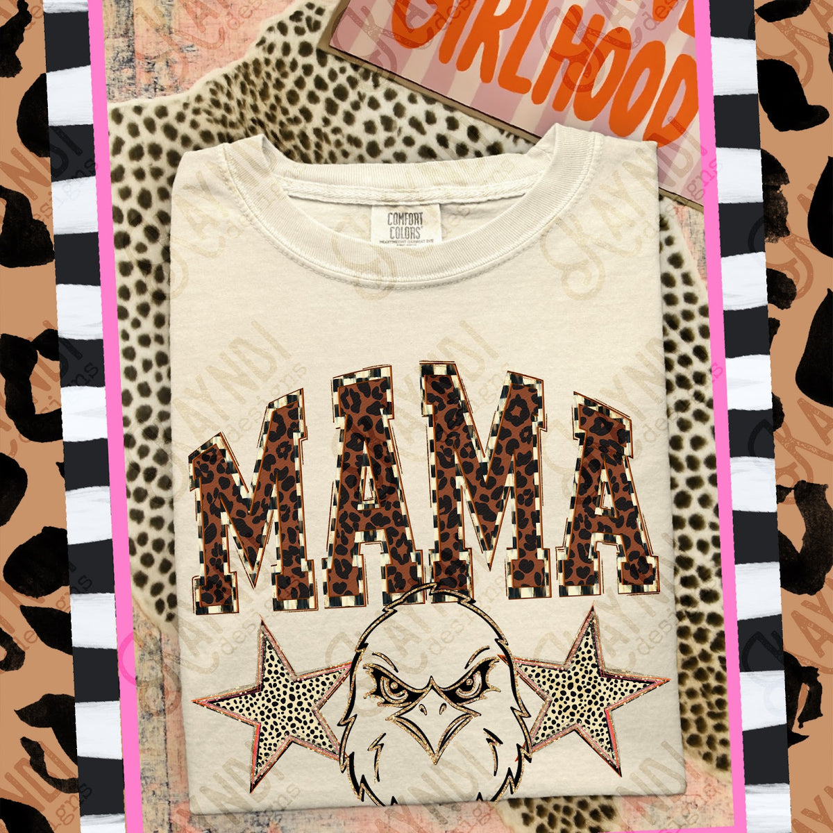 MAMA Orioles Top design mockup