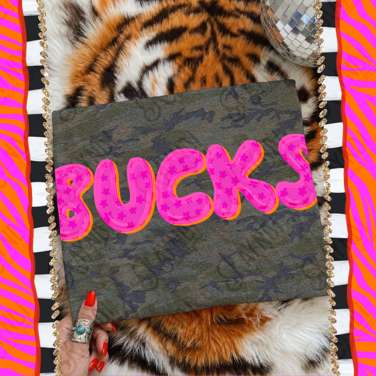 Bubble Stars Bucks Top