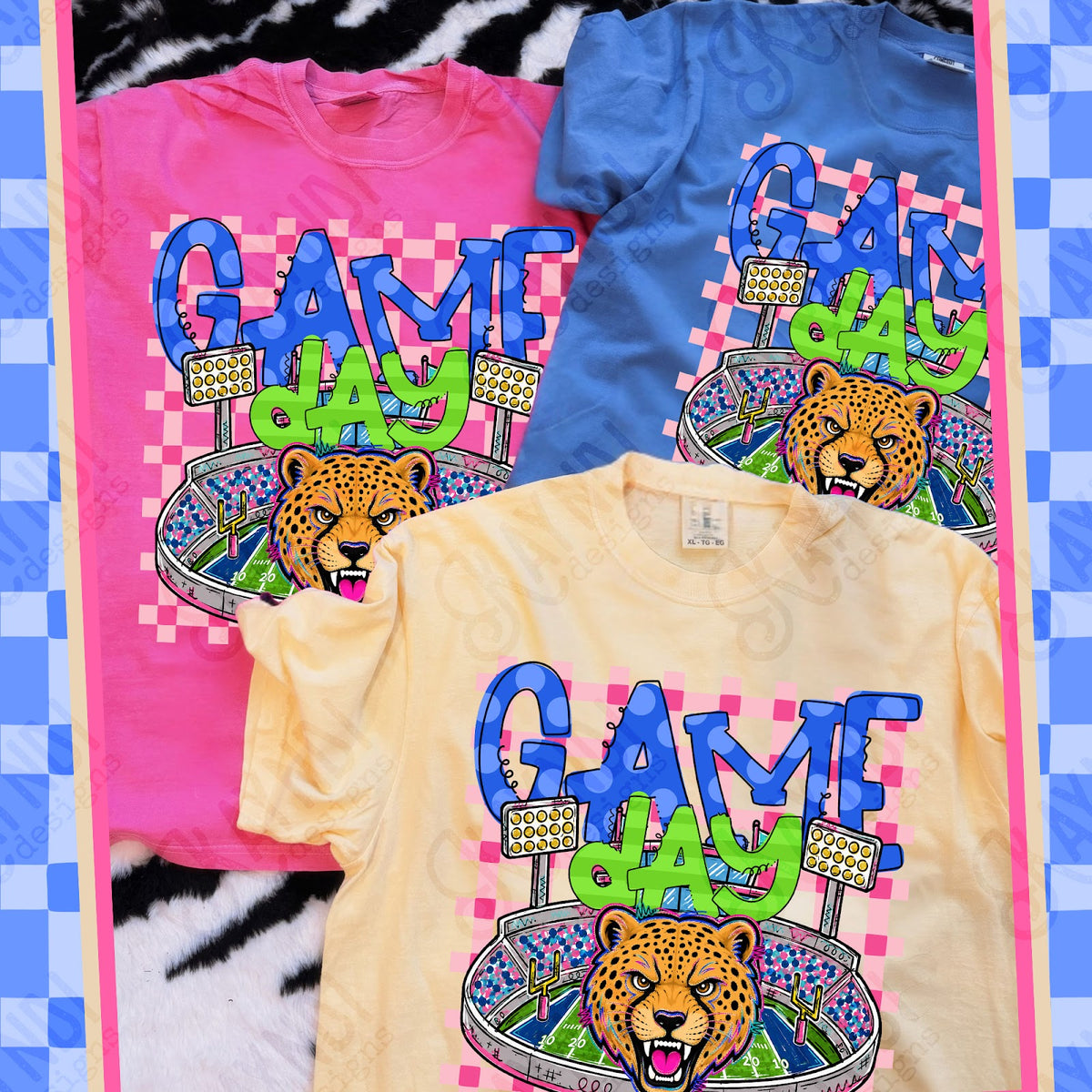 Game Day Stadium Cheetahs Top