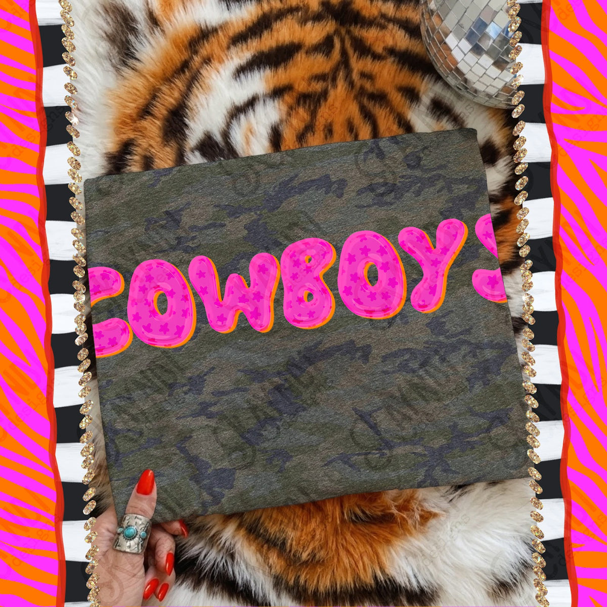 Bubble Stars Cowboys Top